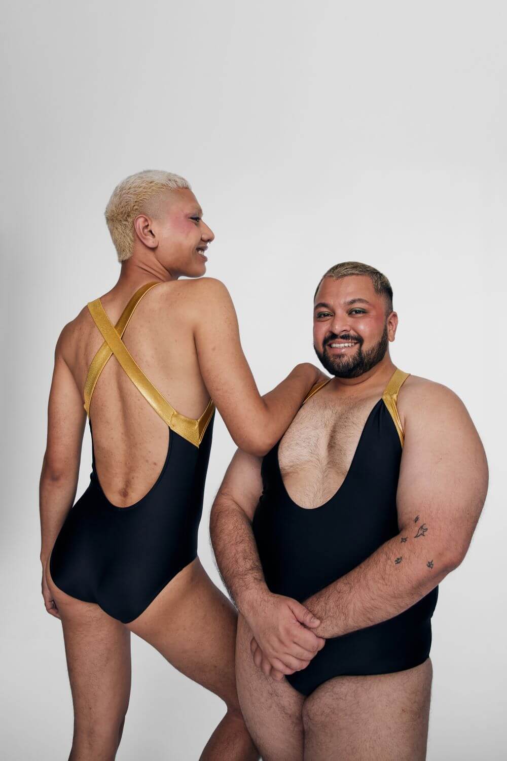 X-FACTOR PLUNGE gender-fluid men's swim bodysuit